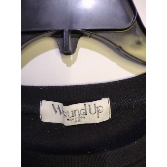 Wound Up Hybrid Juniors "Caution: No Filter" Graphic Sweatshirt Size L (11-13) - Picture 5 of 5